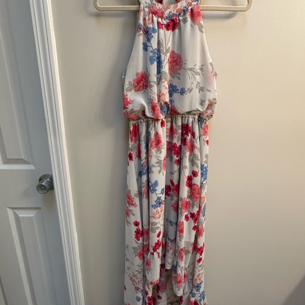 Floral hi low Maxi Dress
